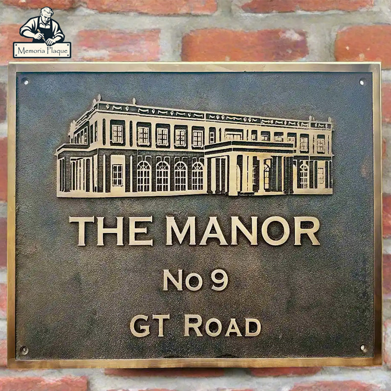 Architectural Brass Plaques For Buildings And Homes