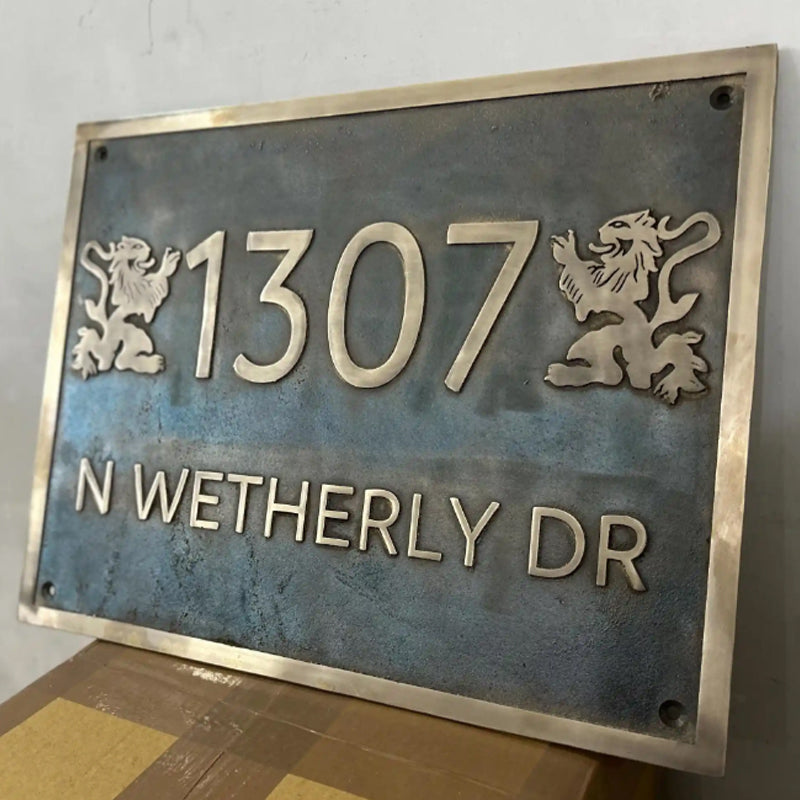 Personalized Name Plaques Custom Bronze