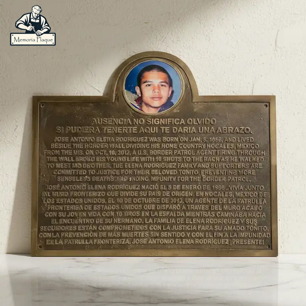 Custom Photo Commemorative Plaque