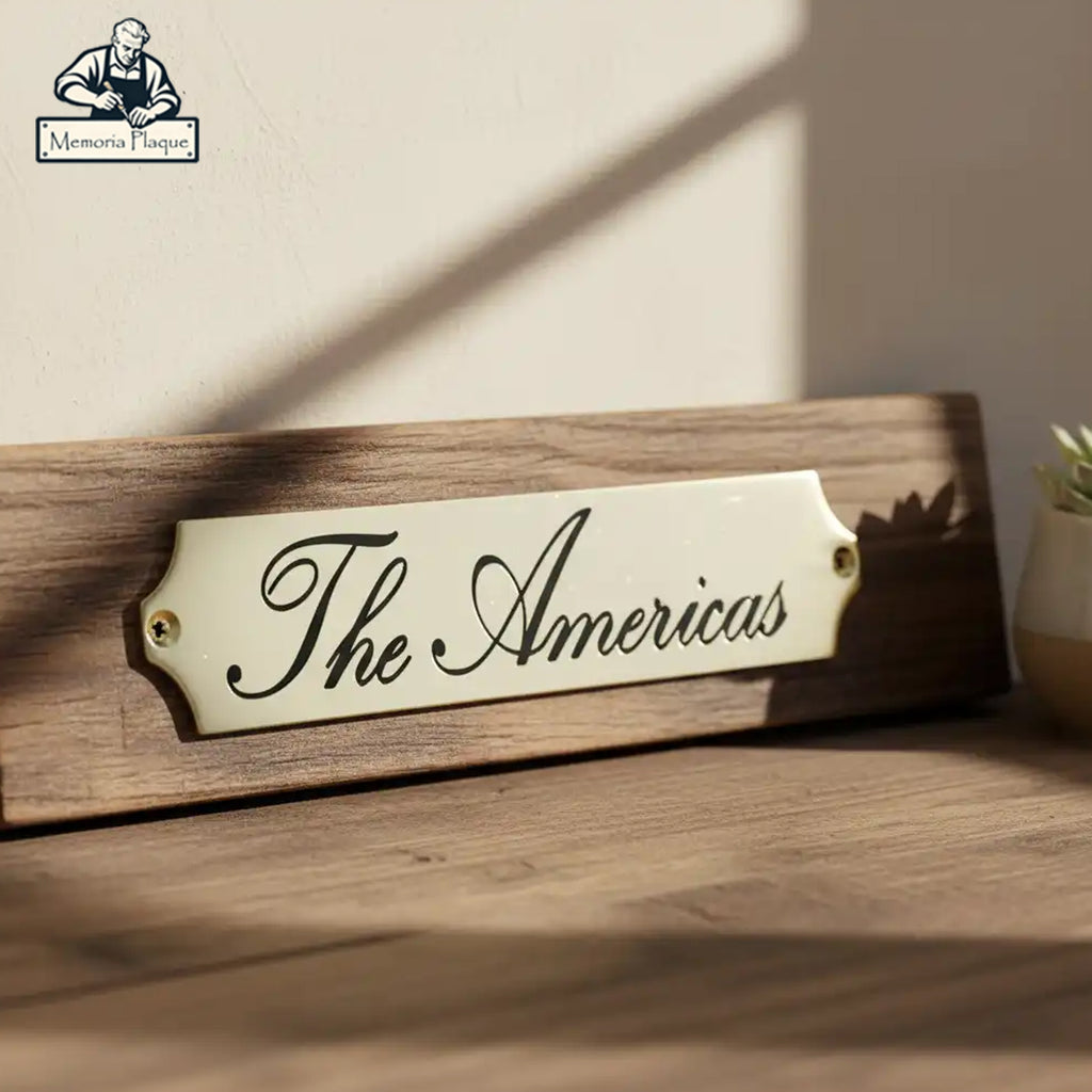 Brass Name Plates with Custom Engraving