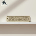 Custom Brass Plate – Personalized Engraved Name Plaque