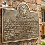 Historical Marker Brass Plaque Plate