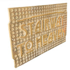 Custom Made Brass Plaque – Personalized Name & Address Plate