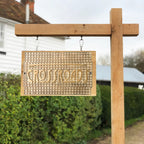 Custom Made Brass Plaque – Personalized Name & Address Plate