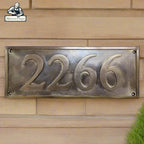 Bronze Address Plaques Enhance Your Home's Curb Appeal