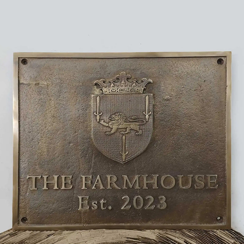 Architectural Brass Plaques For Buildings And Homes