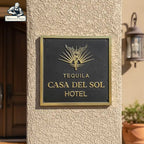 Custom Brass Plaque – Personalized Engraved Solid Brass Sign