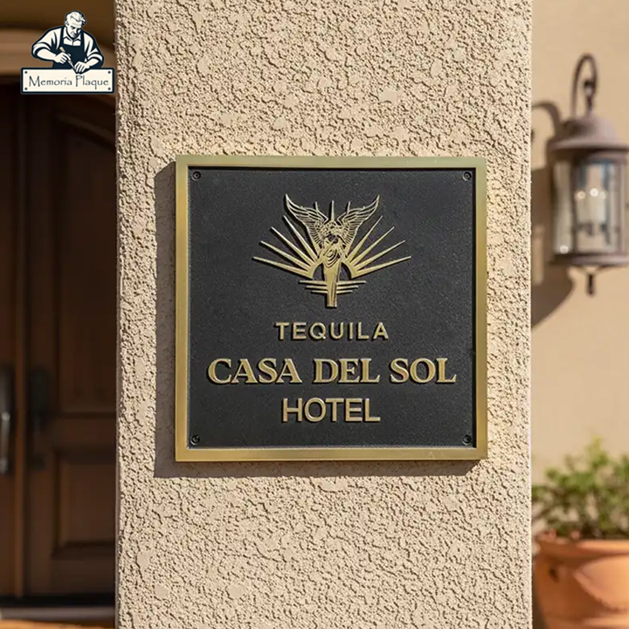 Custom Brass Plaque – Personalized Engraved Solid Brass Sign