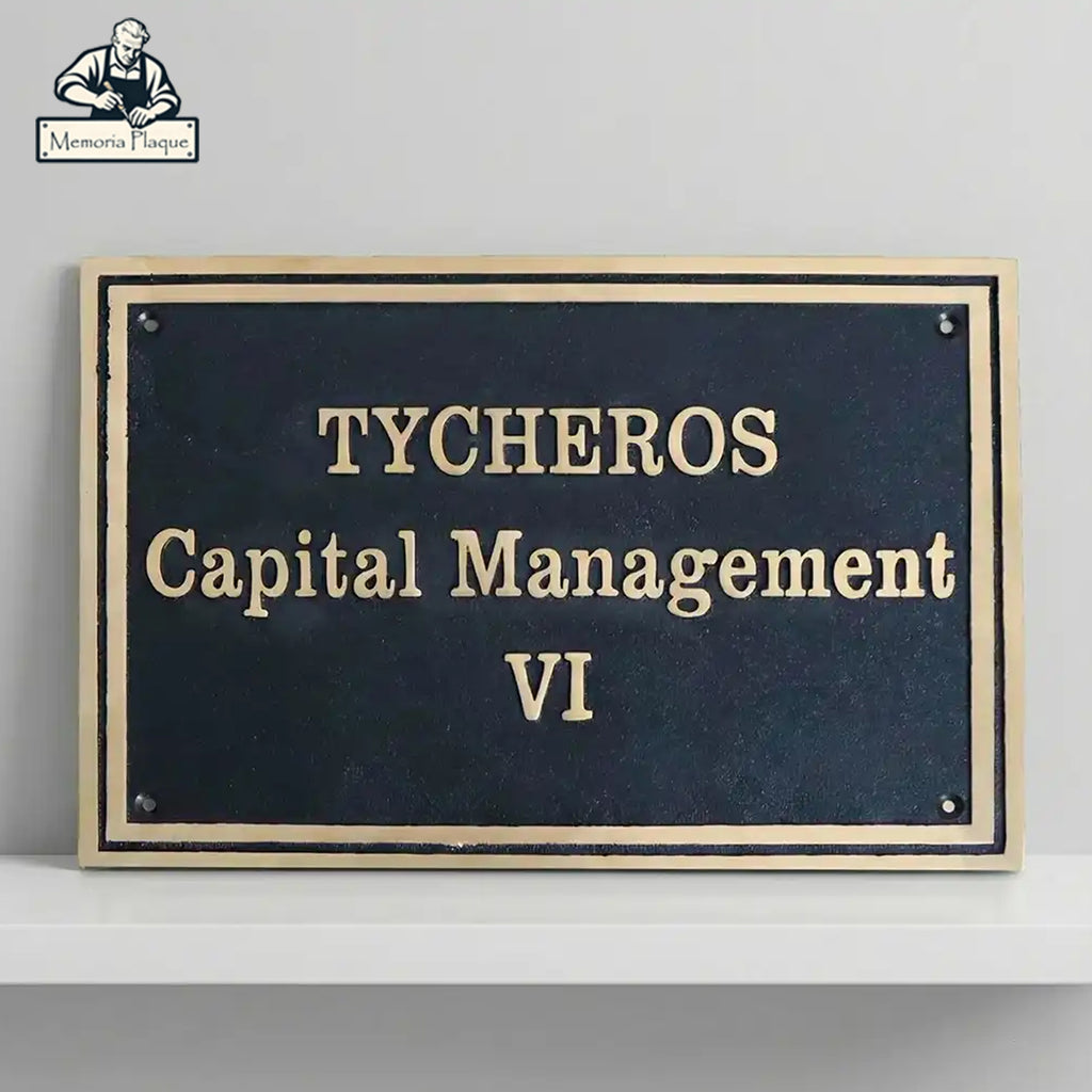 Brass Name Plates For Plaques | Custom Engraved Brass Signs