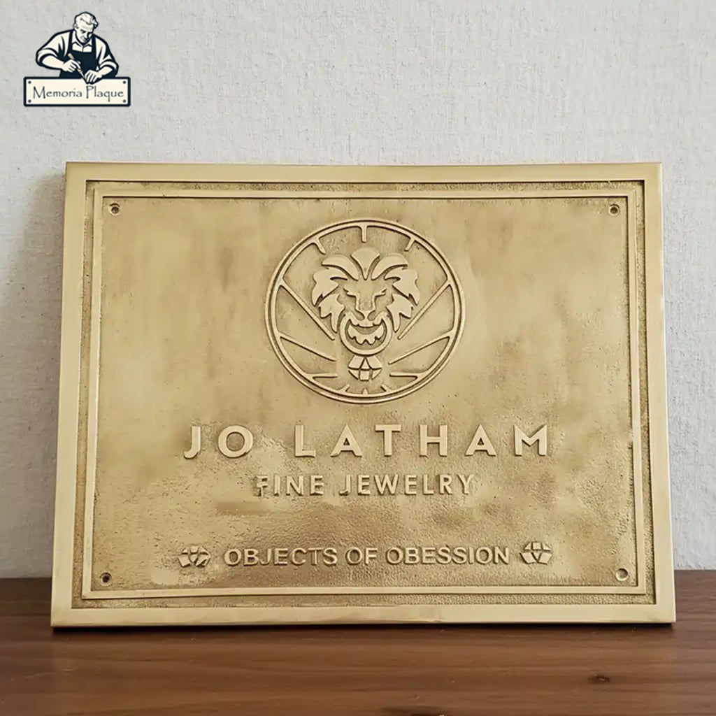 Brass Address Plaque – Custom Engraved Plaques For Home & Business