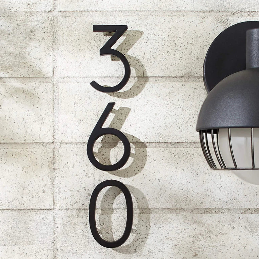 House Number Sign – Custom Brass Address & Door Plaque