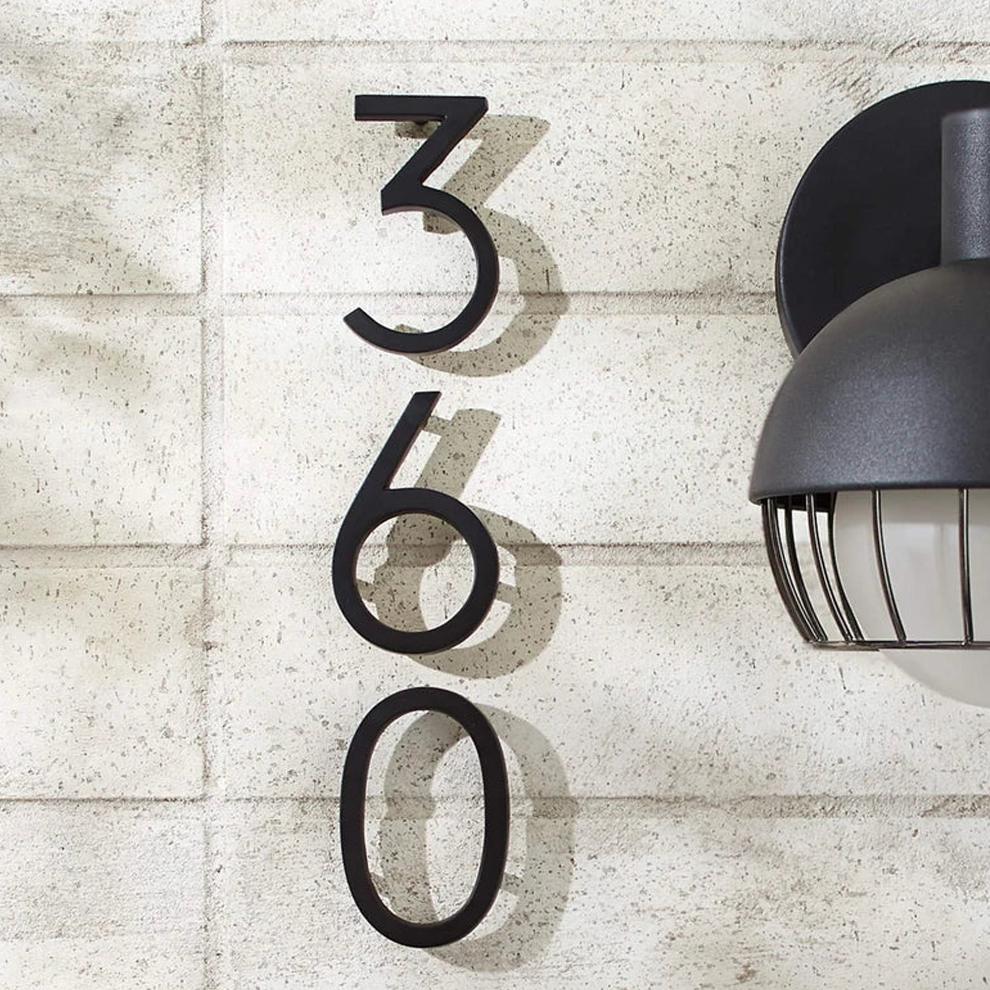 House Number Sign – Custom Brass Address & Door Plaque