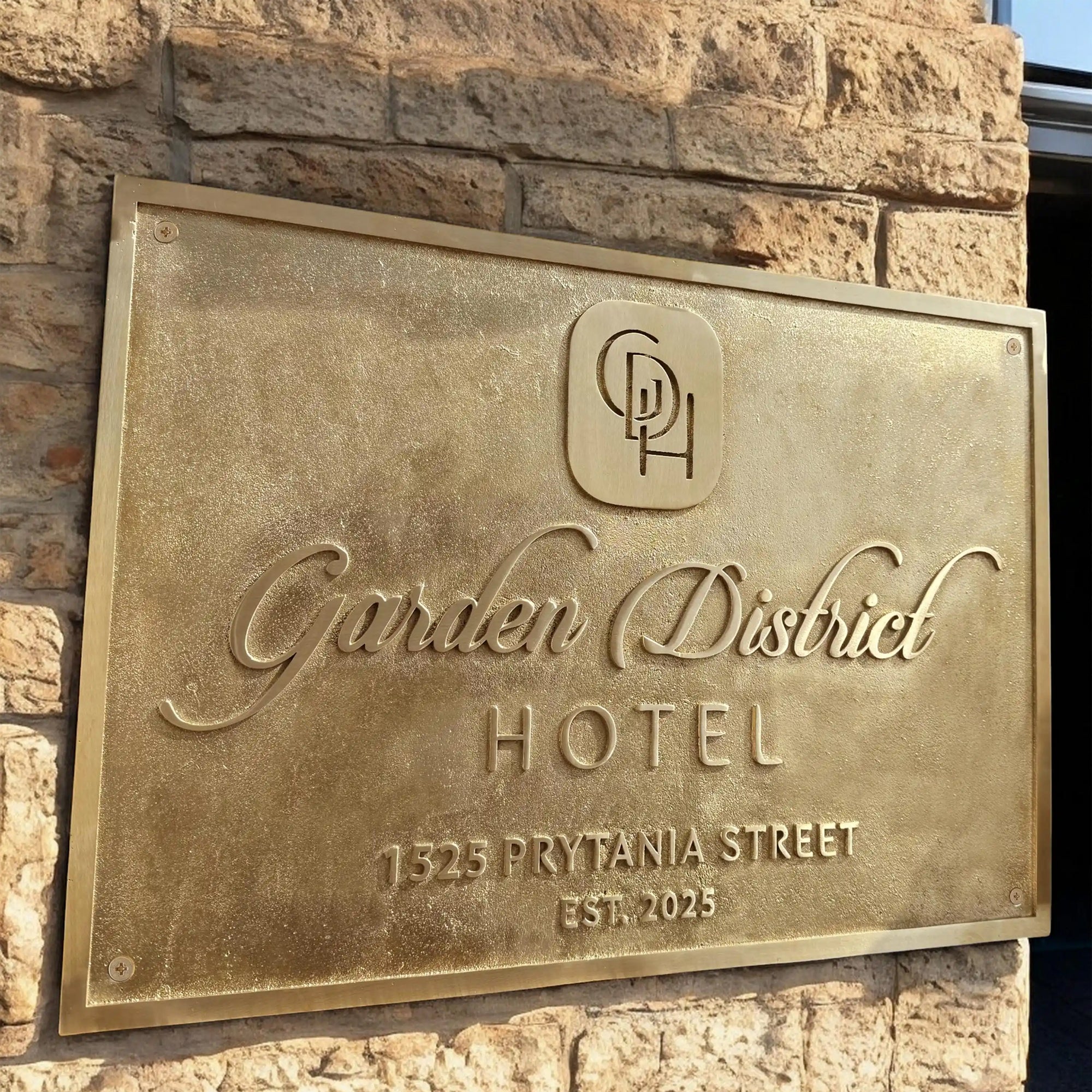 Fully Customizable Bronze Plaques