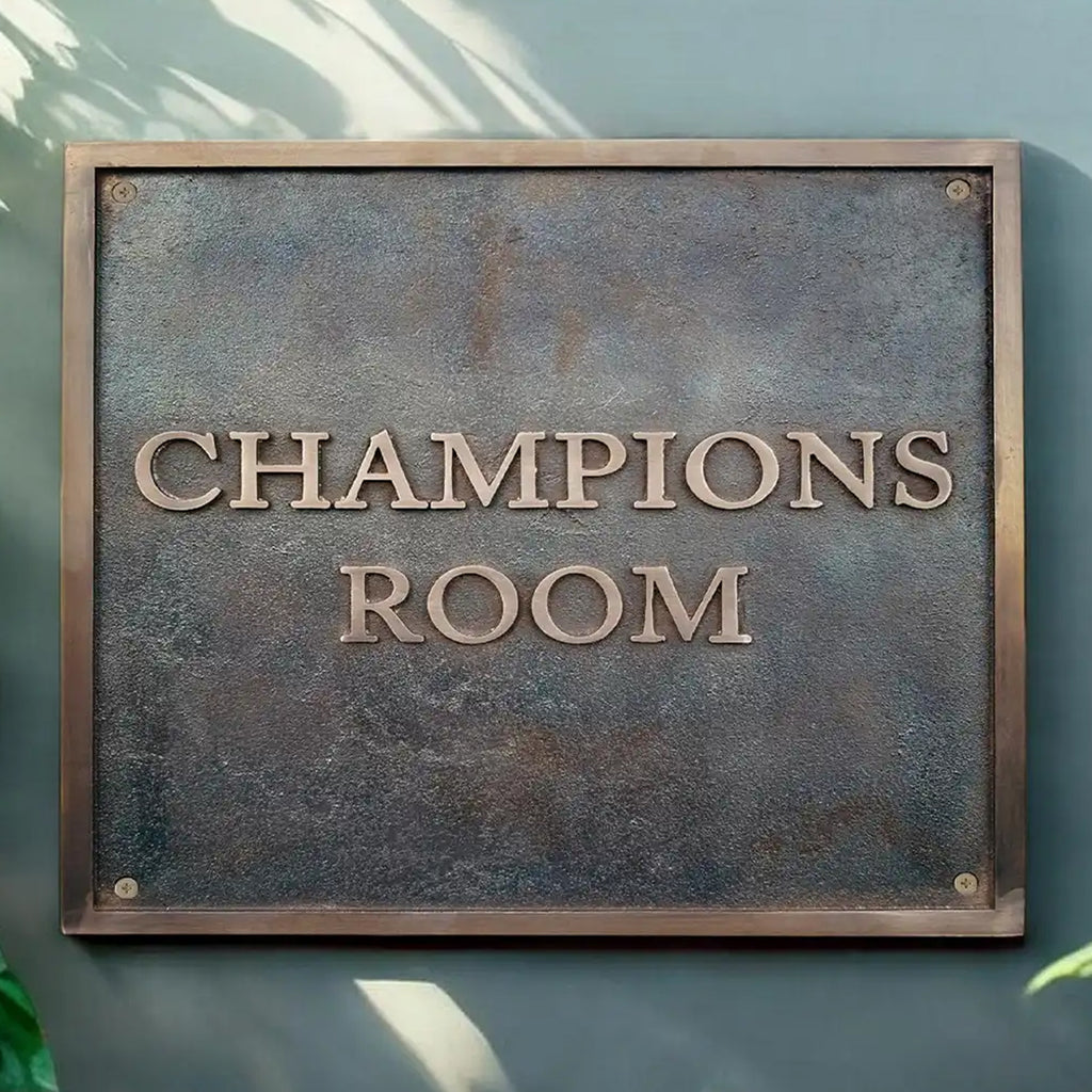 Bronze Address Plaque | Outdoor & Indoor Bronze Plaque