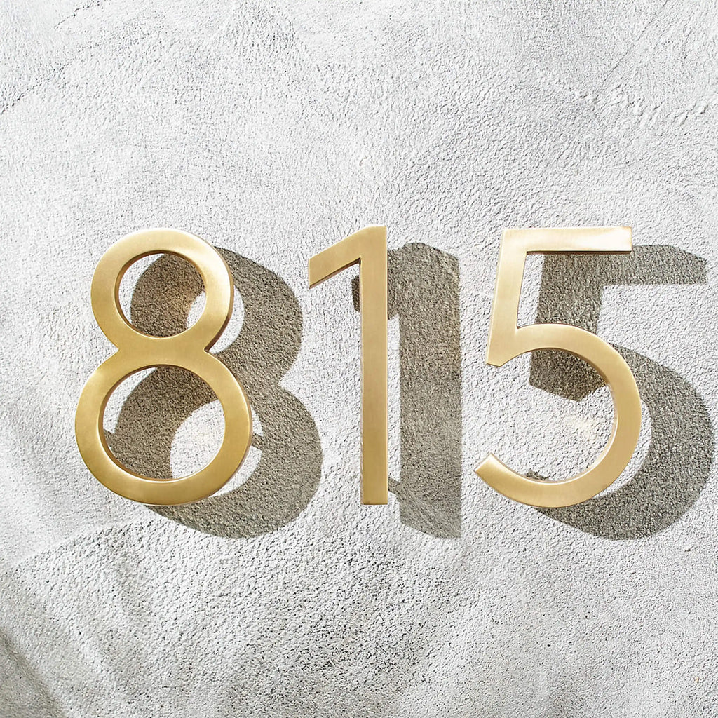 Decorative Number Address Plaques Unique Home Accents