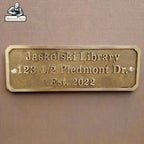 Custom Engraved Brass Plaques Durable Polished