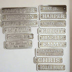 Custom Engraved Brass Plaques Durable Polished