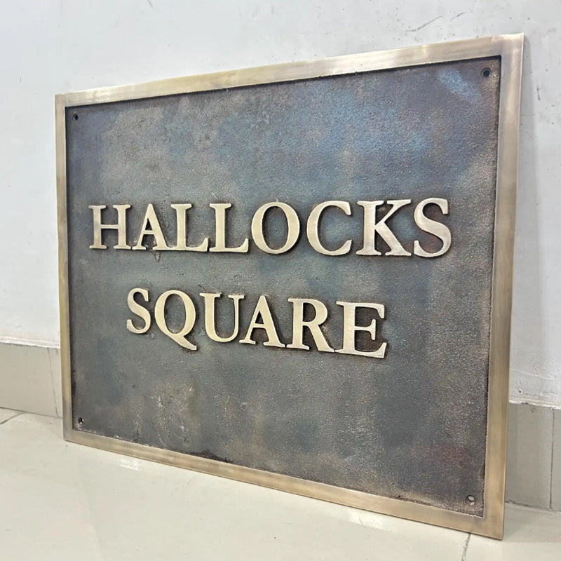 Personalized Name Plaques Custom Bronze