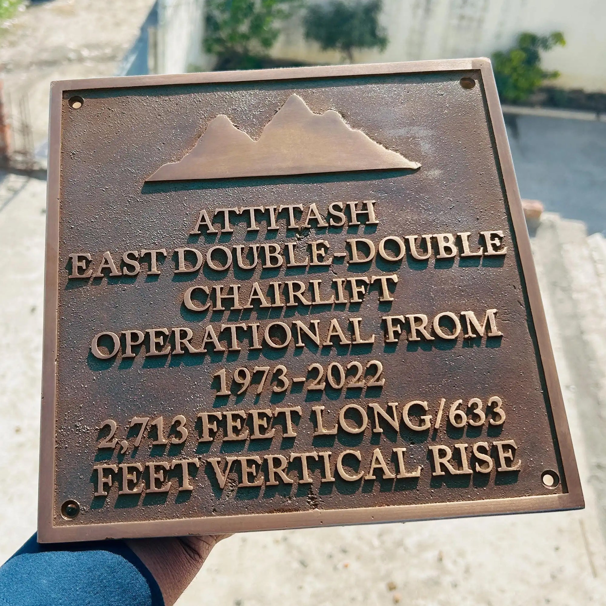 Custom Bronze Memorial Plaque – Personalized Engraved Dedication Sign