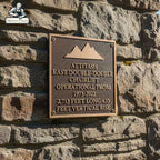 Custom Bronze Memorial Plaque – Personalized Engraved Dedication Sign