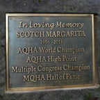 Custom Bronze Memorial Plaque – Personalized Engraved Dedication Sign