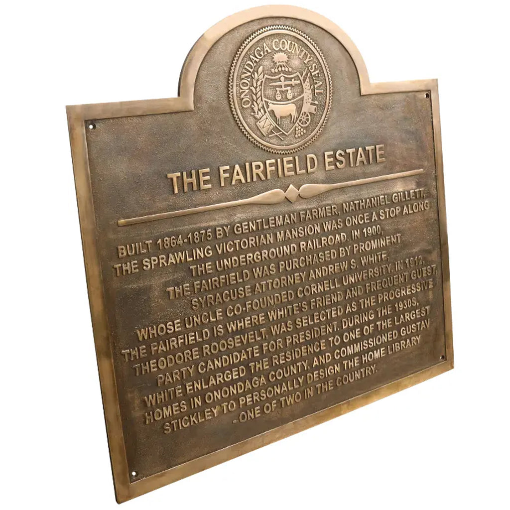 Historical Plaques – Custom Historic House Signs In Brass & Bronze