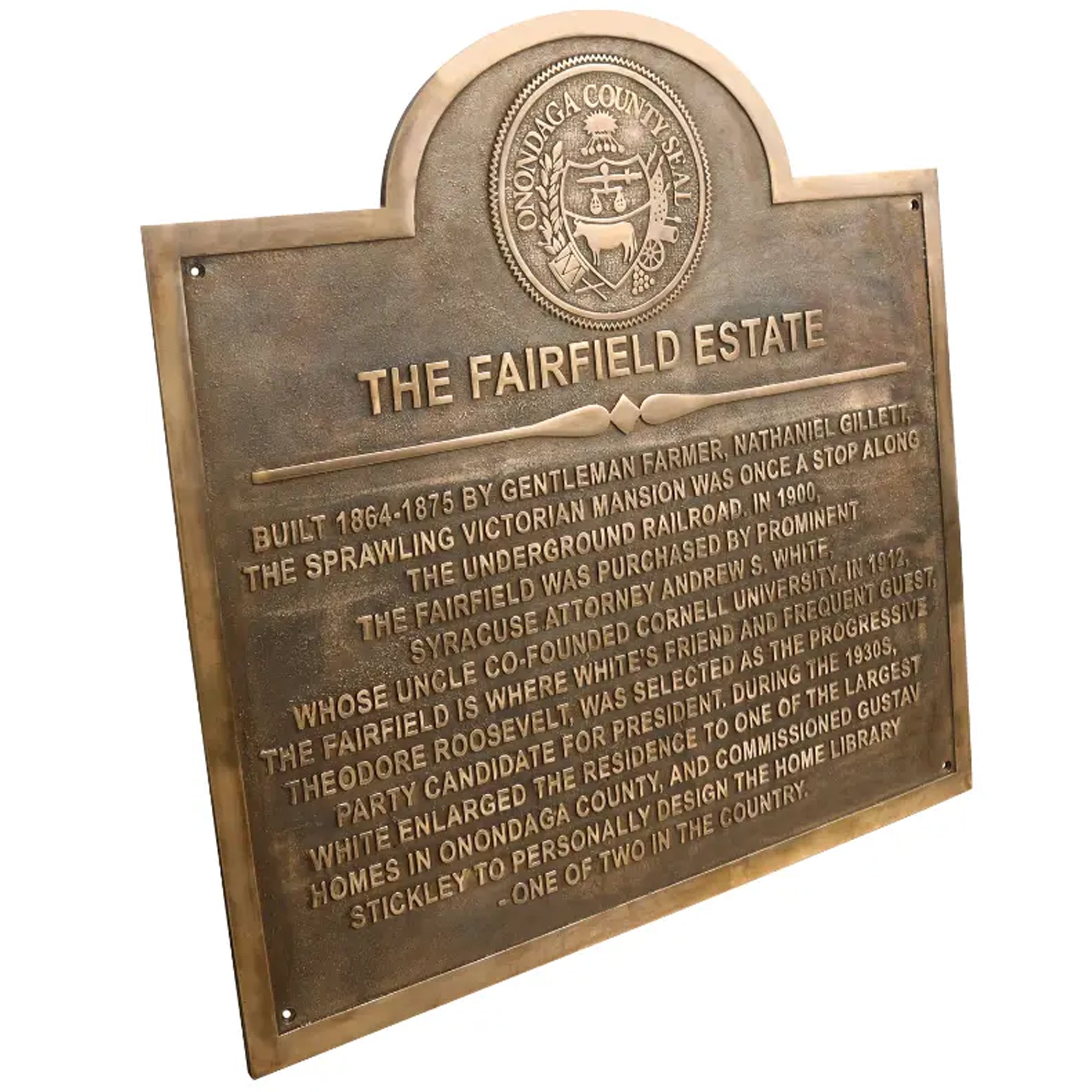 Historical Plaques – Custom Historic House Signs In Brass & Bronze